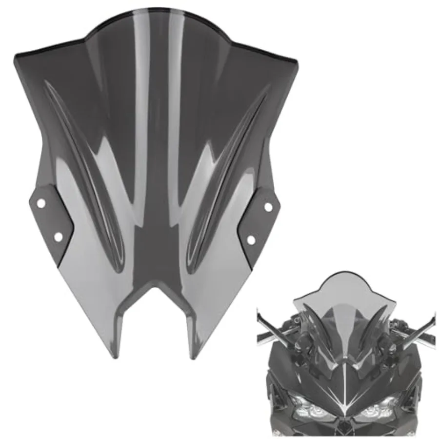 Windshield for NINJA500 SE 2024-2026, Double Bubble Wind Deflector Protector Fairing, Polycarbonate, Smoke, UV-Resistant Scratc
Windshield for NINJA500 SE 2024-2026, Double Bubble Wind Deflector Protector Fairing, Polycarbonate, Smoke, UV-Resistant Scratc