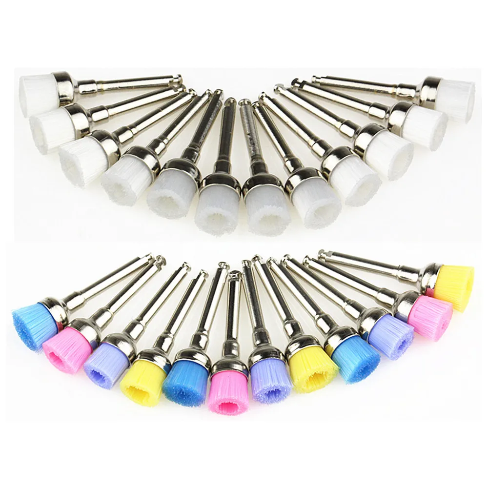 30 шт./пакет, одноразовый полировщик для зубов, щетка с нейлоновой щетиной, полировальная чашка, отбеливание зубов, профилактические щетки, стоматологические инструменты 
30 шт./пакет, одноразовый полировщик для зубов, щетка с нейлоновой щетиной, полировальная чашка, отбеливание зубов, профилактические щетки, стоматологические инструменты