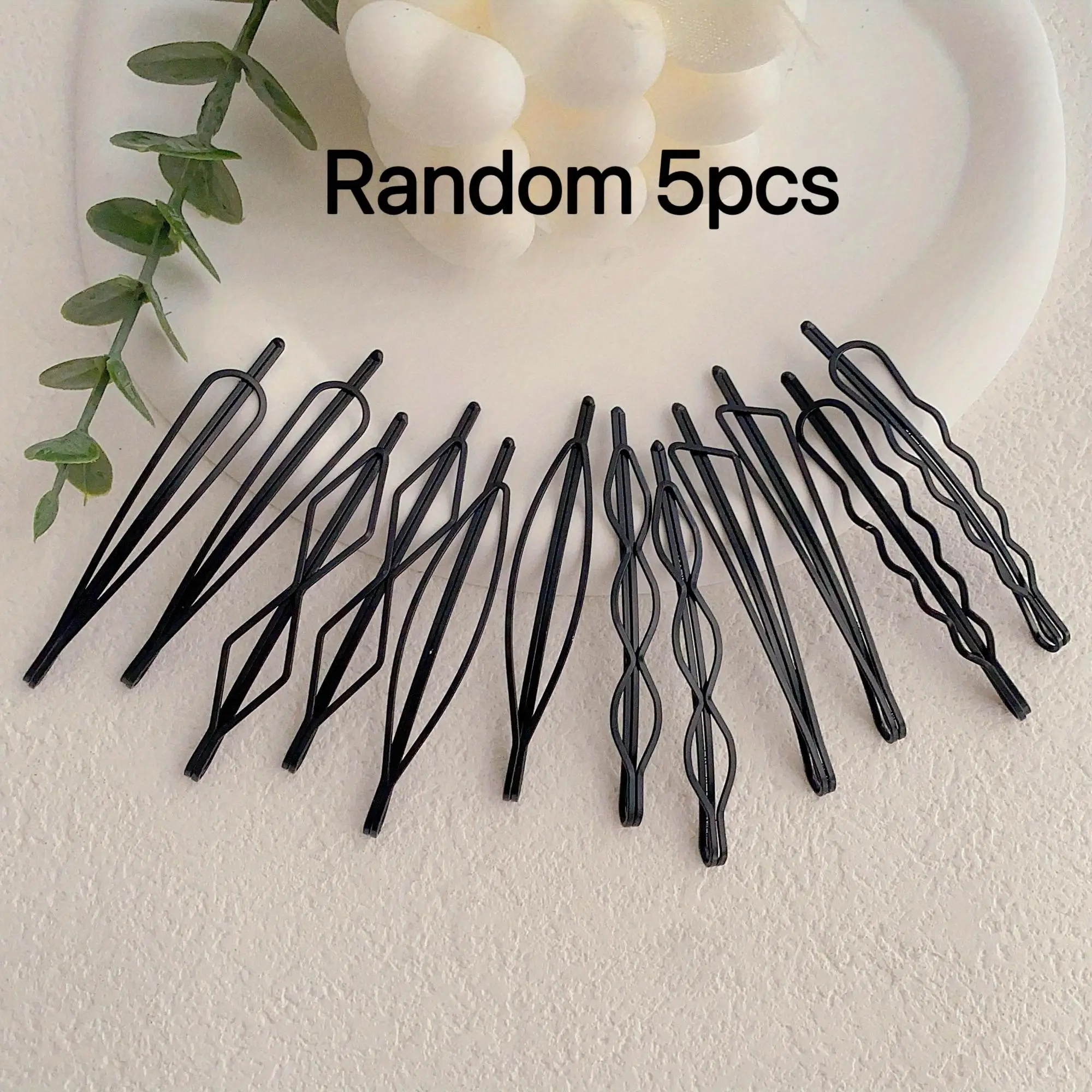 5-Piece Set of Women's Hair Pins and Clips for Bangs and Hair Styling
5-Piece Set of Women's Hair Pins and Clips for Bangs and Hair Styling