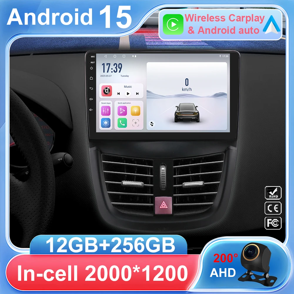 Android 15 для Peugeot 207 207CC 2006-2015, автомобильный радиоприемник, навигация, сенсорный экран, стерео головное устройство, автомультимедийная видеорегистратор, DVD GPS
Android 15 для Peugeot 207 207CC 2006-2015, автомобильный радиоприемник, навигация, сенсорный экран, стерео головное устройство, автомультимедийная видеорегистратор, DVD GPS
