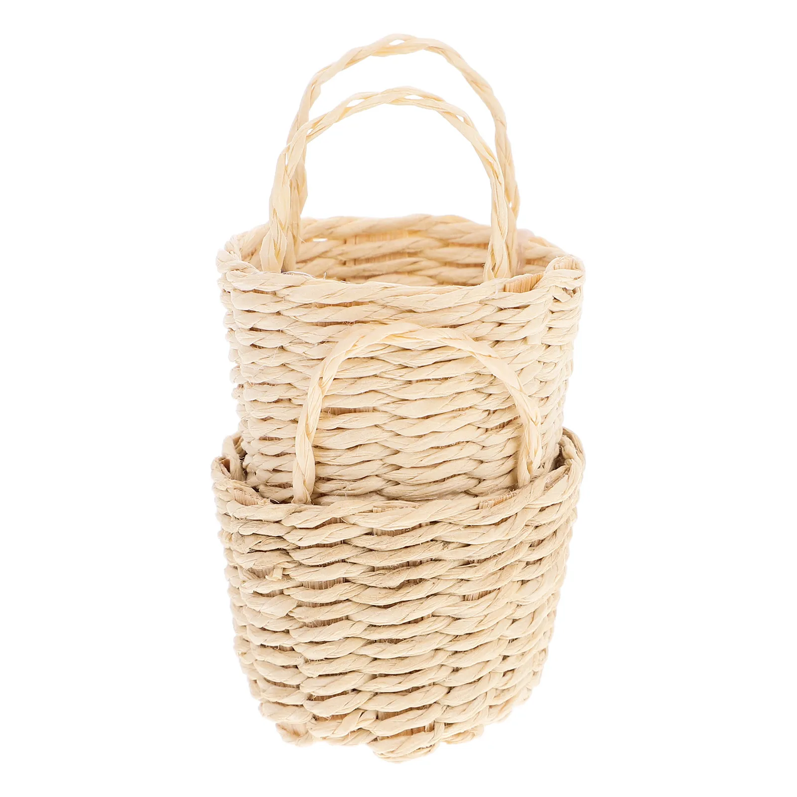 2Pcs Mini Raffia Grass Basket Tiny Woven Carriers Miniature Dollhouse Accessories Mini Storage Basket for Fairy Garden
2Pcs Mini Raffia Grass Basket Tiny Woven Carriers Miniature Dollhouse Accessories Mini Storage Basket for Fairy Garden