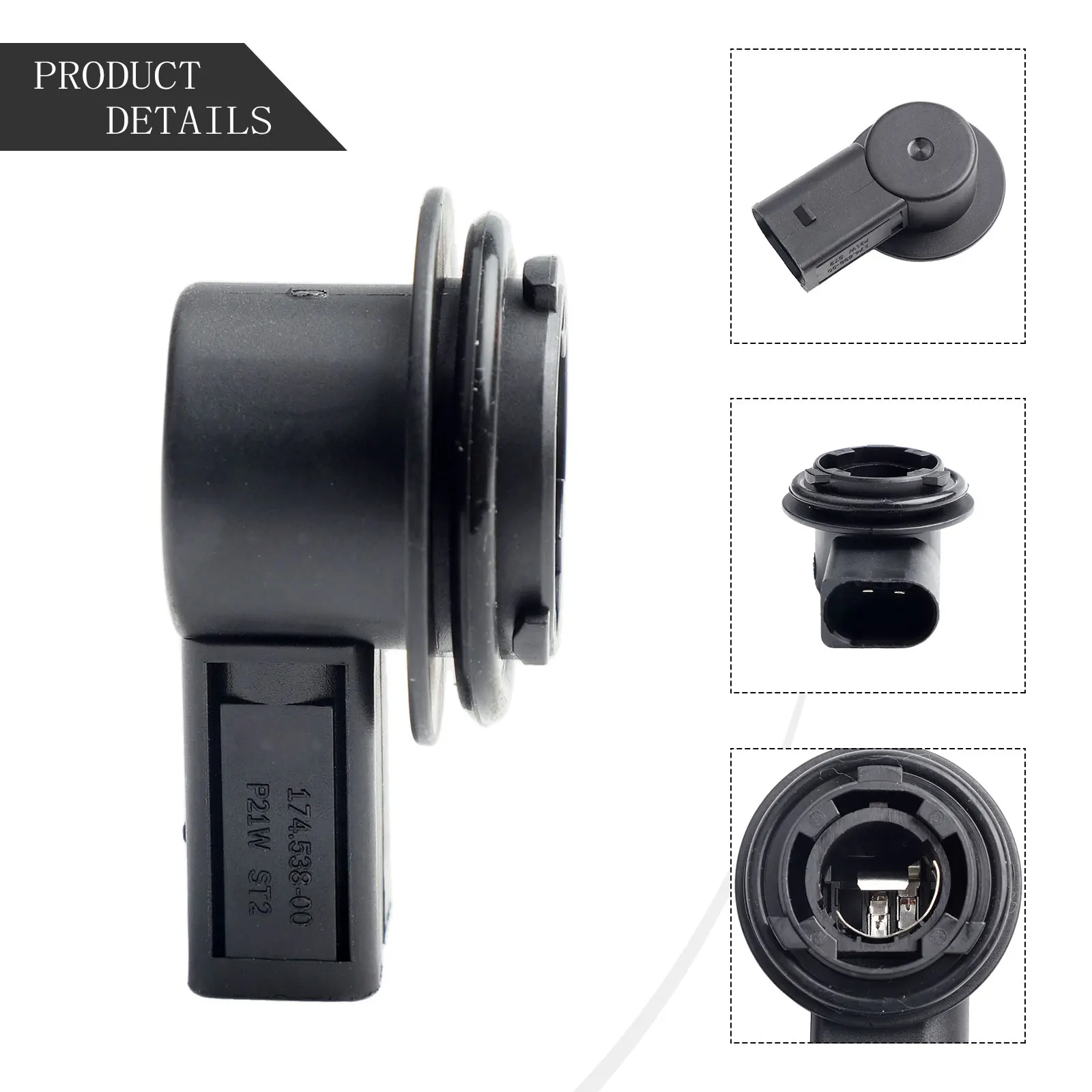 Bulb Socket 6R0953123A Vehicle Lighting Colour Black ABS Material Anti-corrosion Easy To Use High-quality Materials For Golf
Bulb Socket 6R0953123A Vehicle Lighting Colour Black ABS Material Anti-corrosion Easy To Use High-quality Materials For Golf