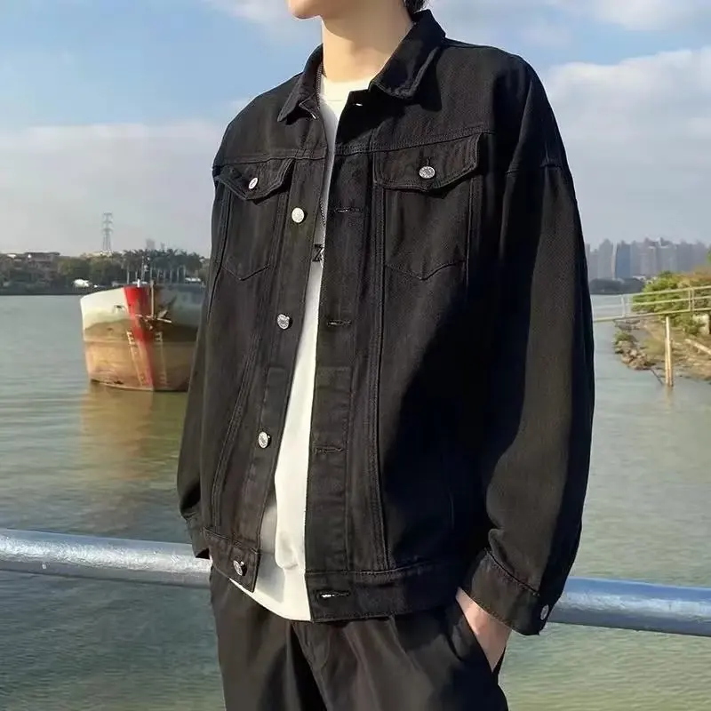 Мужская джинсовая куртка Bla Denim Jaet в японском стиле, весенняя модная верхняя одежда, новая модель M для студентов
Мужская джинсовая куртка Bla Denim Jaet в японском стиле, весенняя модная верхняя одежда, новая модель M для студентов
