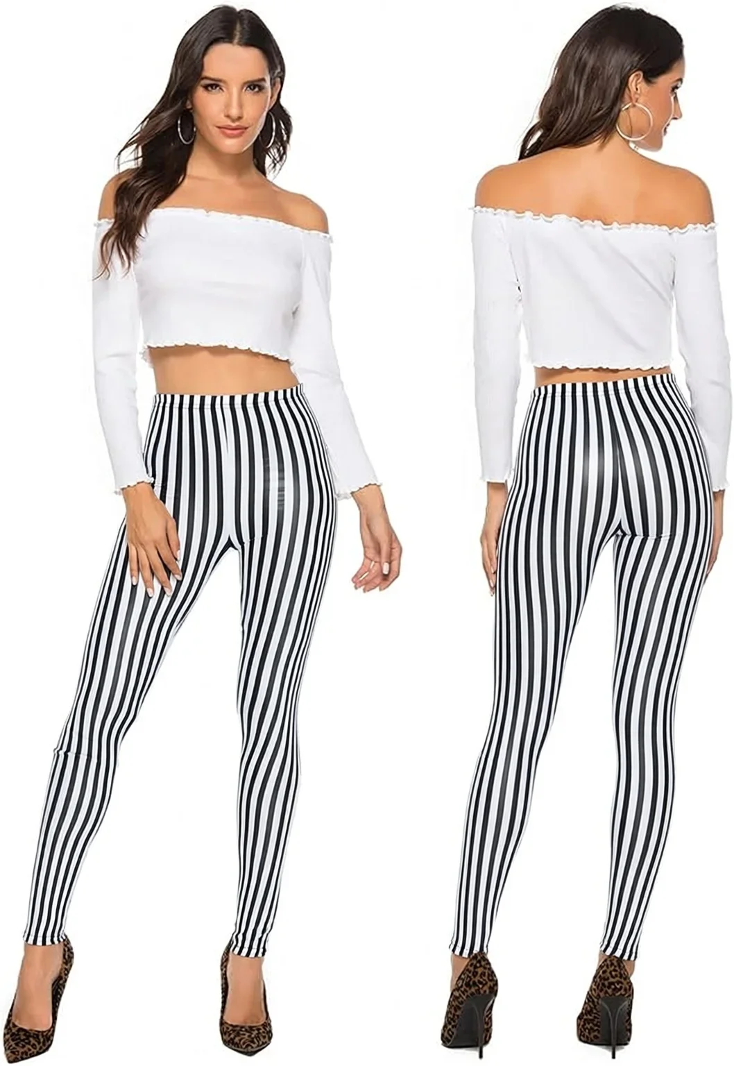 Women's Leggings Striped Tights Girl's Fashion Print Leggings Yoga Pants for Fitness Jogging Gymnastic
Women's Leggings Striped Tights Girl's Fashion Print Leggings Yoga Pants for Fitness Jogging Gymnastic