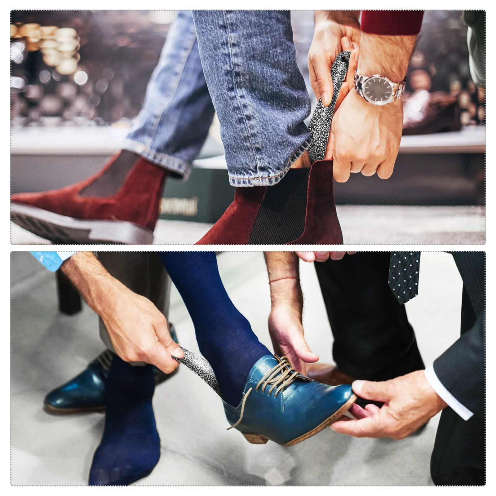 2Pcs Shoehorn Metal Short Handle Shoe Lifter Household Tool Portable Hanging Shoe Horn for Seniors Travel Kids Women Men
2Pcs Shoehorn Metal Short Handle Shoe Lifter Household Tool Portable Hanging Shoe Horn for Seniors Travel Kids Women Men