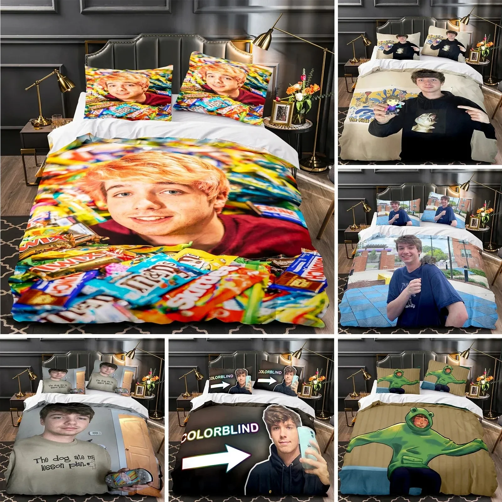 3D Print Karl Jacobs Bedding Set Single Twin Full Queen King Size Dream Team Logo Bed Set Aldult Kid Bedroom Duvetcover Sets
3D Print Karl Jacobs Bedding Set Single Twin Full Queen King Size Dream Team Logo Bed Set Aldult Kid Bedroom Duvetcover Sets