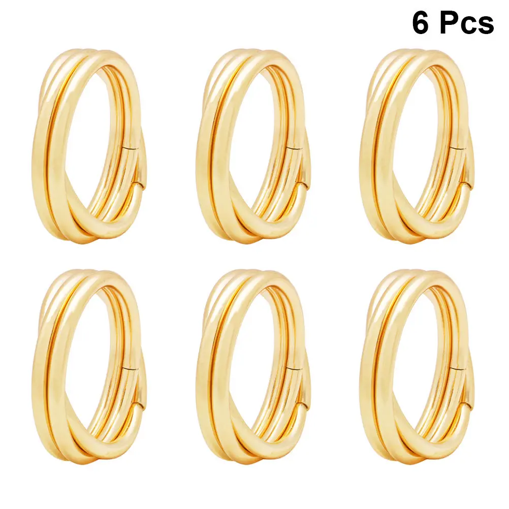 6Pcs Golden Stainless Steel Napkin Rings Elegant Table Decor for Wedding Dinner Party Banquet Home Hotel Restaurant Bar Cafe
6Pcs Golden Stainless Steel Napkin Rings Elegant Table Decor for Wedding Dinner Party Banquet Home Hotel Restaurant Bar Cafe