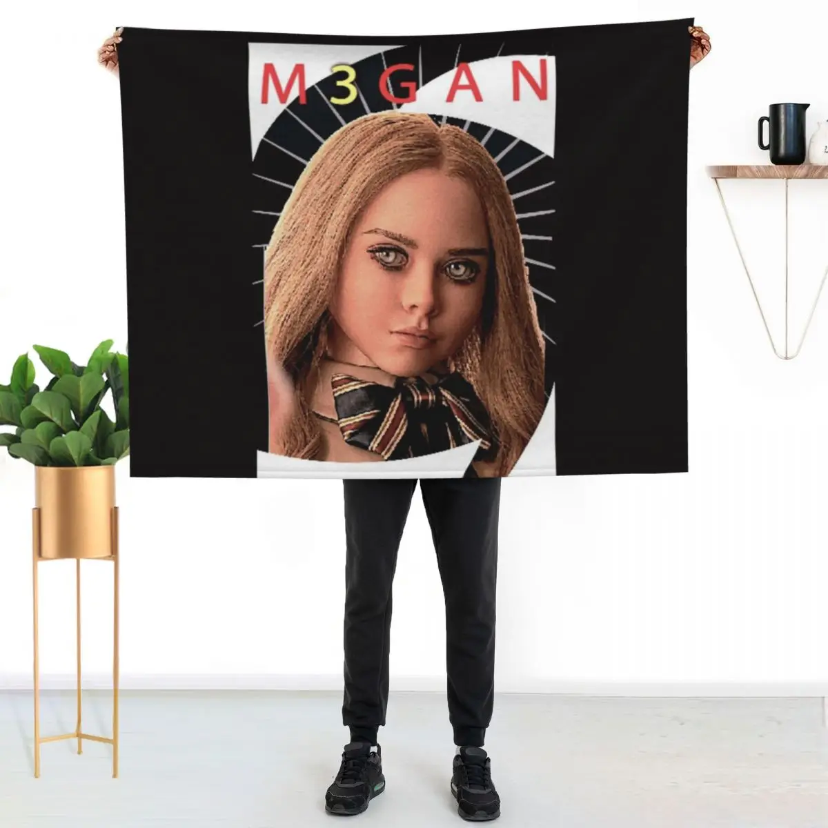 M3GAN MEGAN MOVIE DOLL Throw Blanket Cozy Napping Blanket Gift for Mom Dad
M3GAN MEGAN MOVIE DOLL Throw Blanket Cozy Napping Blanket Gift for Mom Dad