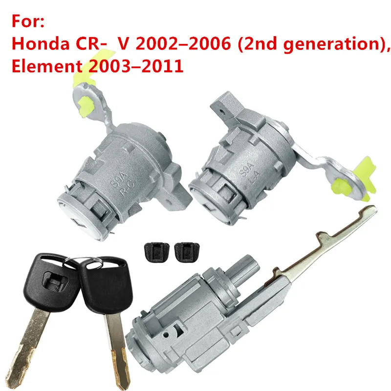 Ignition Lock Cylinder & Door Lock Set OE 72185-S9A-013 Fit For Honda CR-V 2002-2006 Element
Ignition Lock Cylinder & Door Lock Set OE 72185-S9A-013 Fit For Honda CR-V 2002-2006 Element