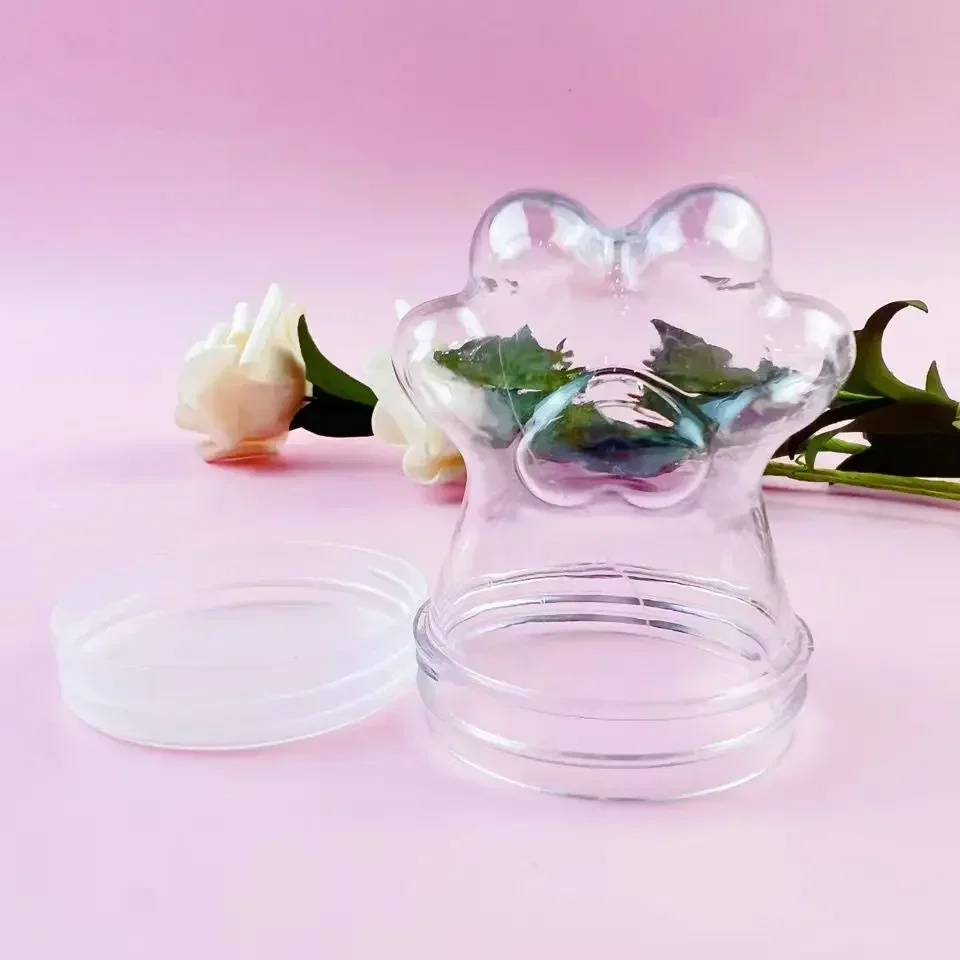 PET Plastic Transparent Cat Claw Nail Art Jewelry Packaging Bottle 100ml Small Capacity Crystal Mud Slime Bottle
PET Plastic Transparent Cat Claw Nail Art Jewelry Packaging Bottle 100ml Small Capacity Crystal Mud Slime Bottle
