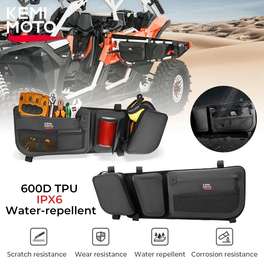 KEMIMOTO UTV 600D Водонепроницаемая боковая дверная сумка из ТПУ для Can-Am Maverick X3 Max R RR 4x4 XMR XDS Turbo DPS 2017+ с наколенниками
KEMIMOTO UTV 600D Водонепроницаемая боковая дверная сумка из ТПУ для Can-Am Maverick X3 Max R RR 4x4 XMR XDS Turbo DPS 2017+ с наколенниками