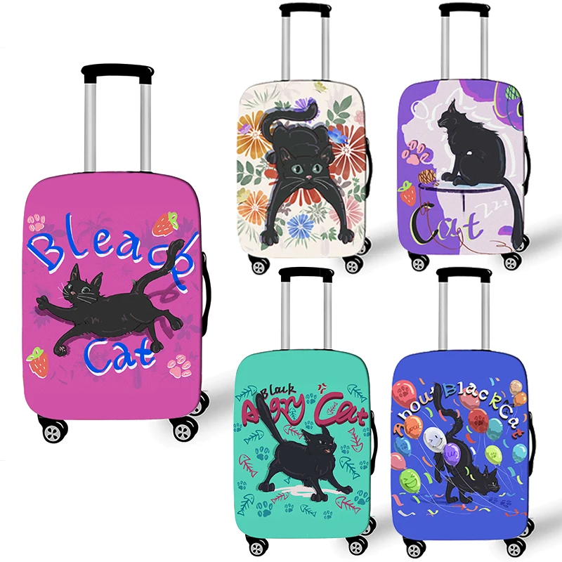 Cute Black Cat Print Luggage Cover for Travel Kawaii Animals Travel Accessories Elastic Anti-dust Suitcase Protective Covers
Cute Black Cat Print Luggage Cover for Travel Kawaii Animals Travel Accessories Elastic Anti-dust Suitcase Protective Covers