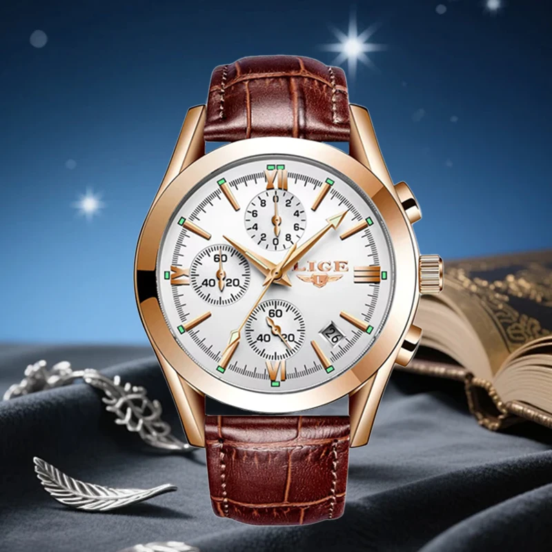 New Fashion LIGE Outdoor Casual Man Watch Simple Military Leather Strap Sports Auto Date Waterproof Quartz Watches for Men Gifts
New Fashion LIGE Outdoor Casual Man Watch Simple Military Leather Strap Sports Auto Date Waterproof Quartz Watches for Men Gifts
