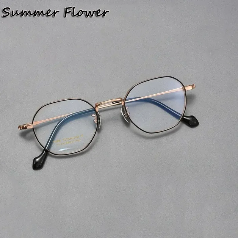Retro Stylish Eyewear Frames Titanium Women Men Octagon Eyeglasses Optical Gafas for High Degree Precription Lenses
Retro Stylish Eyewear Frames Titanium Women Men Octagon Eyeglasses Optical Gafas for High Degree Precription Lenses