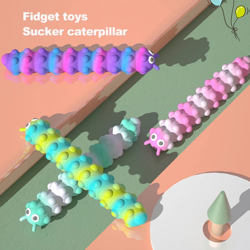 Fidget Toy 3d Squidopop Pop Caterpillar Creative Suction Cup Funny Toys Adults Kids Soft Stress Relief Silicone Bubble Sucker
Fidget Toy 3d Squidopop Pop Caterpillar Creative Suction Cup Funny Toys Adults Kids Soft Stress Relief Silicone Bubble Sucker