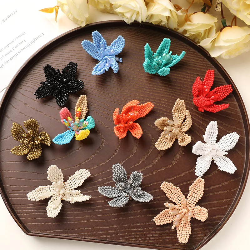 3pc/lot Handmade Beaded Flower Patches Appliques for Clothes Sewing Bead Floral Parches Ropa Hairband Decoration DIY Accessories
3pc/lot Handmade Beaded Flower Patches Appliques for Clothes Sewing Bead Floral Parches Ropa Hairband Decoration DIY Accessories