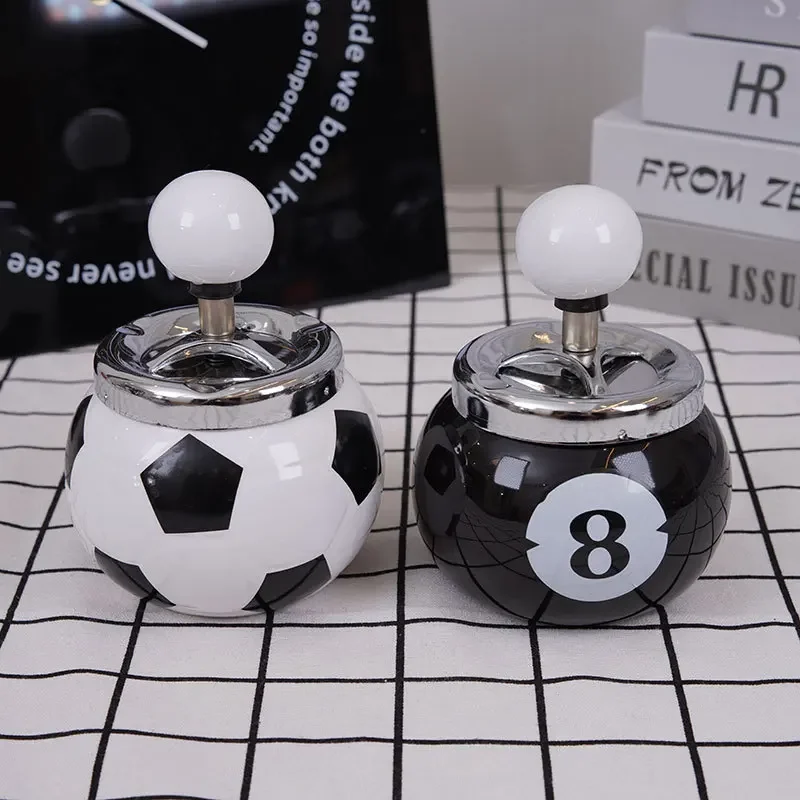 Football Billiards Ceramic Covered Ashtray,European Style Personalized Home Hotel Decoration Ornament,Anti Fly Ash Easy To Clean
Football Billiards Ceramic Covered Ashtray,European Style Personalized Home Hotel Decoration Ornament,Anti Fly Ash Easy To Clean