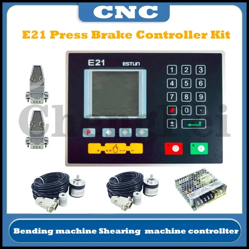 CNC Estun E21 Bending Control System Bending Machine Controller Dual Encoder DC Switching Power Supply
CNC Estun E21 Bending Control System Bending Machine Controller Dual Encoder DC Switching Power Supply