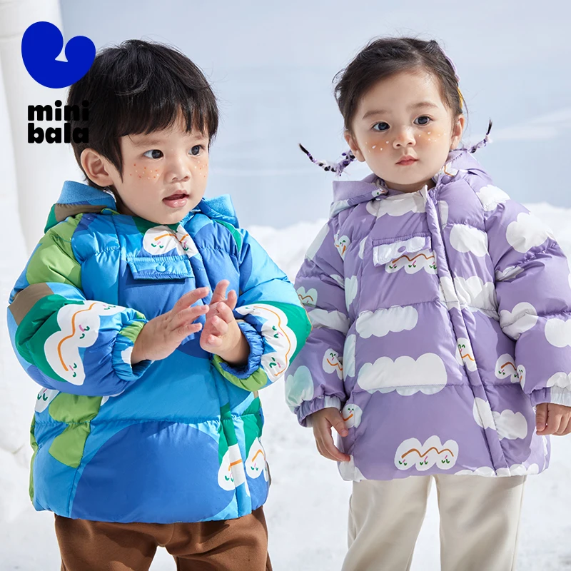 Mini Bala Down Jacket Boys and Girls 2025 Winter New Thick Warm Baby Coat with Elf Hood for Outdoor Wear
Mini Bala Down Jacket Boys and Girls 2025 Winter New Thick Warm Baby Coat with Elf Hood for Outdoor Wear