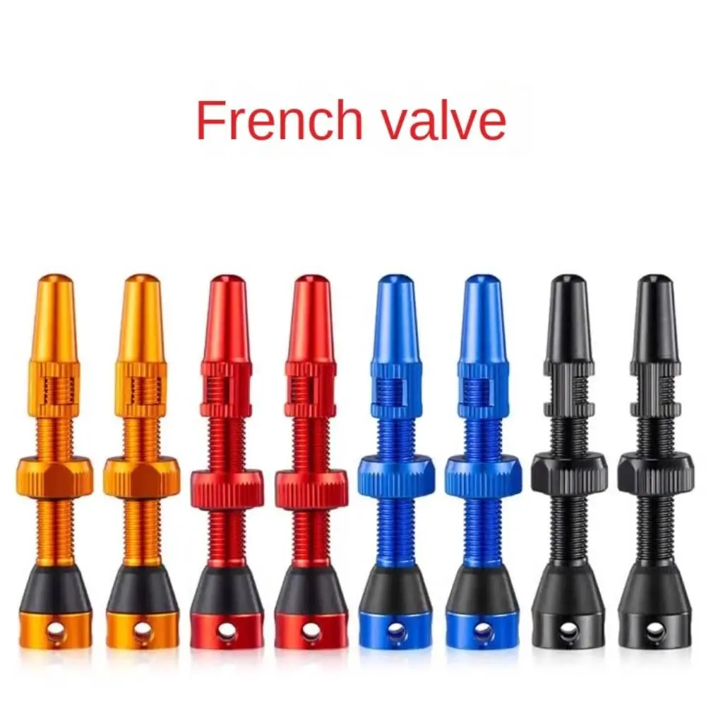 1 Pair 40mm/44mm/60mm Tubeless Tire Valves Aluminum Alloy Brass Core French Style Valve Sealant Compatible Abrasion Resistance
1 Pair 40mm/44mm/60mm Tubeless Tire Valves Aluminum Alloy Brass Core French Style Valve Sealant Compatible Abrasion Resistance