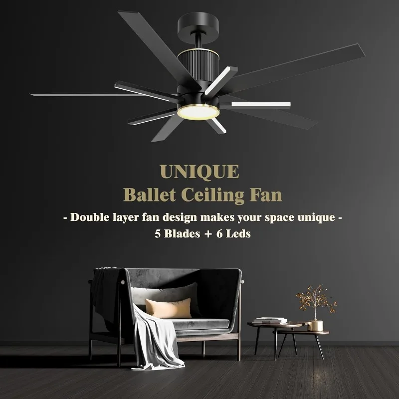 Black Ceiling Fan with Light and Remote,Black and Gold Ceiling Fans with Lights,56 Inch Modern Ceiling Fan with Light for Living
Black Ceiling Fan with Light and Remote,Black and Gold Ceiling Fans with Lights,56 Inch Modern Ceiling Fan with Light for Living