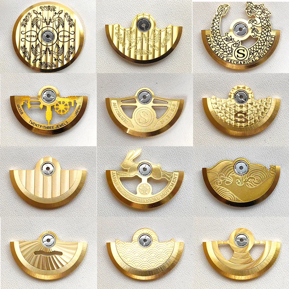 DIY Gold NH35 Movement Rotor Fit for NH35 NH36 38 39 4R 7S26 Movement Pendulum Oscillating Weight Roter Customized Parts
DIY Gold NH35 Movement Rotor Fit for NH35 NH36 38 39 4R 7S26 Movement Pendulum Oscillating Weight Roter Customized Parts