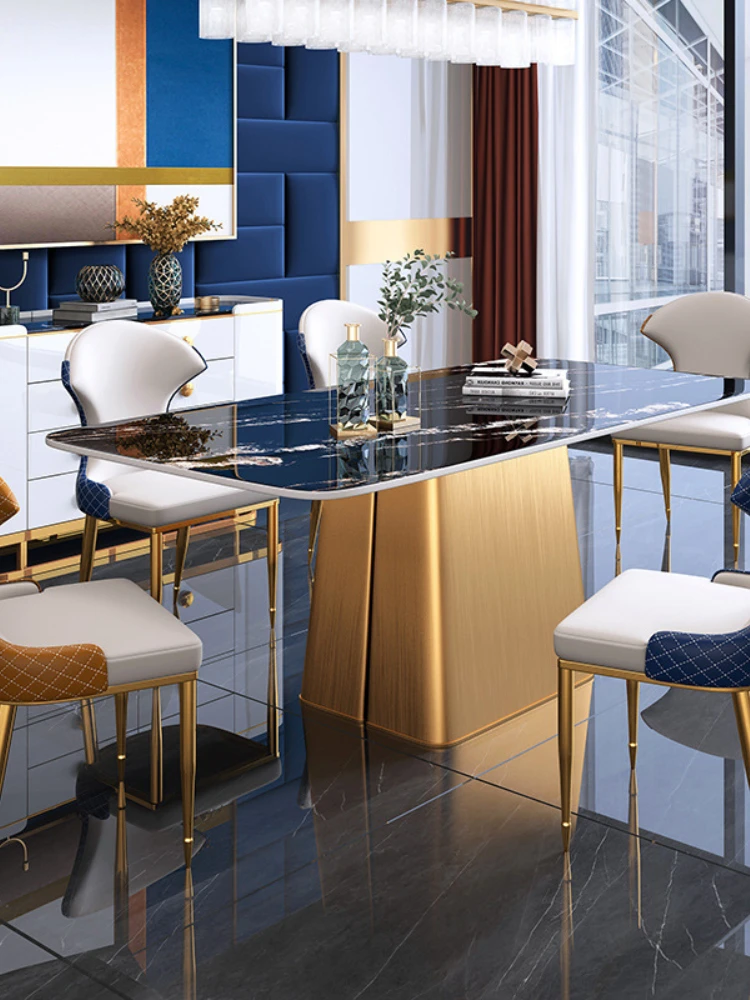 High Quality Modern Luxury Simple Marble Table Italian Minimalist European Bright Rock Plate Table and Chair
High Quality Modern Luxury Simple Marble Table Italian Minimalist European Bright Rock Plate Table and Chair