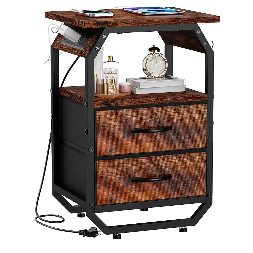 Night Stand For Bedroom, Bedside Table Nightstand With Charging Station, Couch Bed Side Table End Table With Usb Ports And
Night Stand For Bedroom, Bedside Table Nightstand With Charging Station, Couch Bed Side Table End Table With Usb Ports And