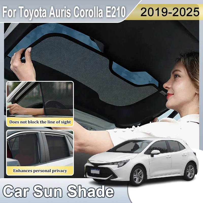For Toyota Auris Corolla E210 2019-2025 hatchback Mesh Windows Sunshade Side Windows Sun Visor Privacy Curtain Car Accessories
For Toyota Auris Corolla E210 2019-2025 hatchback Mesh Windows Sunshade Side Windows Sun Visor Privacy Curtain Car Accessories