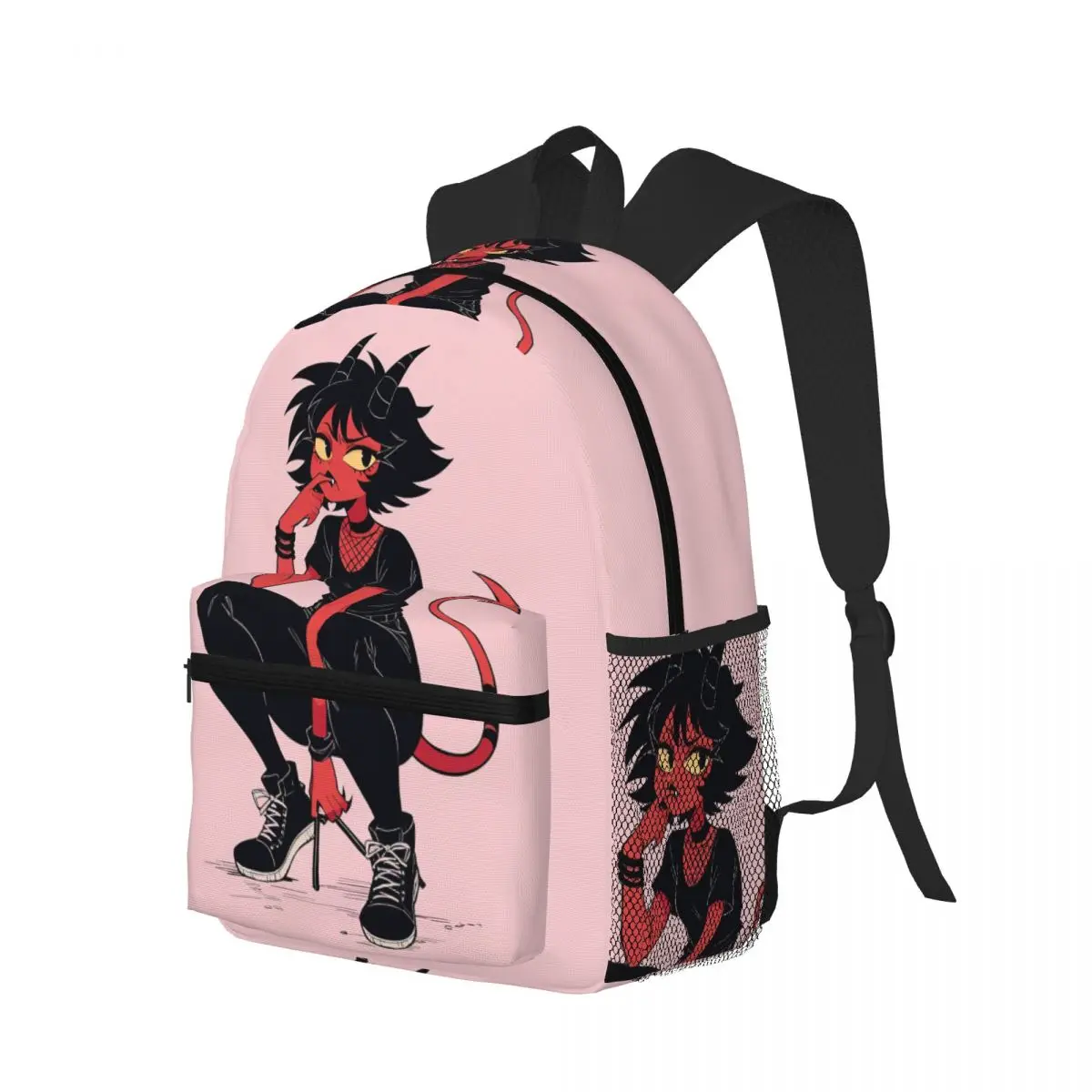 Аниме Helluva Boss Millie, студенческий рюкзак, школьная сумка, походный дорожный рюкзак для мальчиков и девочек, модная сумка для книг, сумки на плечо
Аниме Helluva Boss Millie, студенческий рюкзак, школьная сумка, походный дорожный рюкзак для мальчиков и девочек, модная сумка для книг, сумки на плечо