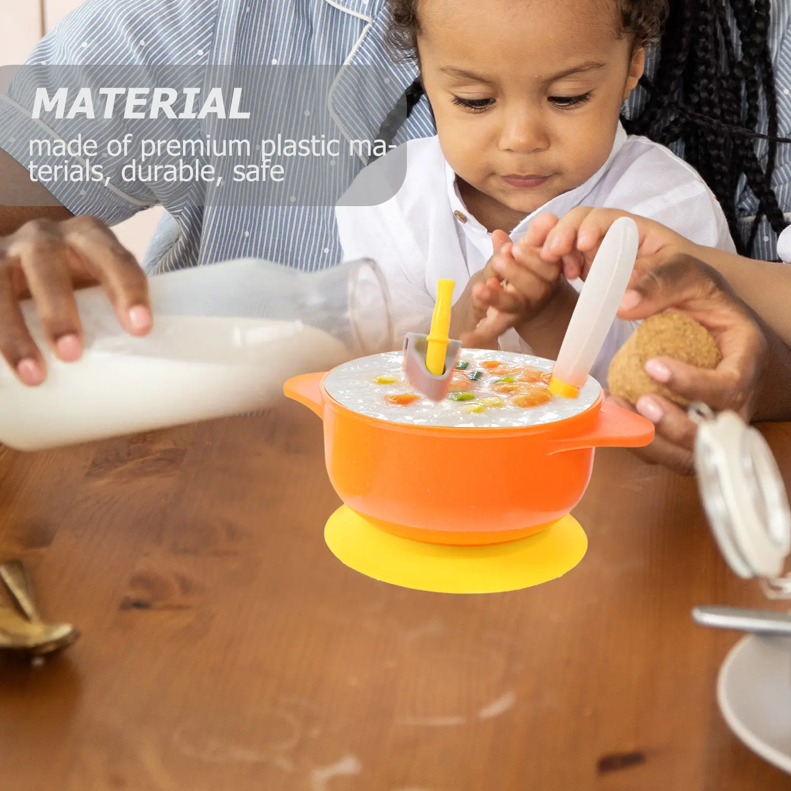 1Set Baby Suction Food Bowl with Lid Spoon Straw Anti-Scald Self Feeding Toddler Bowl Suction Cup Feeding Dish
1Set Baby Suction Food Bowl with Lid Spoon Straw Anti-Scald Self Feeding Toddler Bowl Suction Cup Feeding Dish