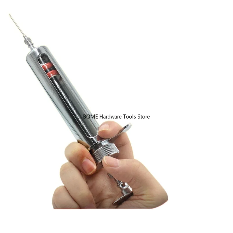 Stainless Steel Veterinary Syringe Metal Pet Injector Brass Animal Needle
Stainless Steel Veterinary Syringe Metal Pet Injector Brass Animal Needle