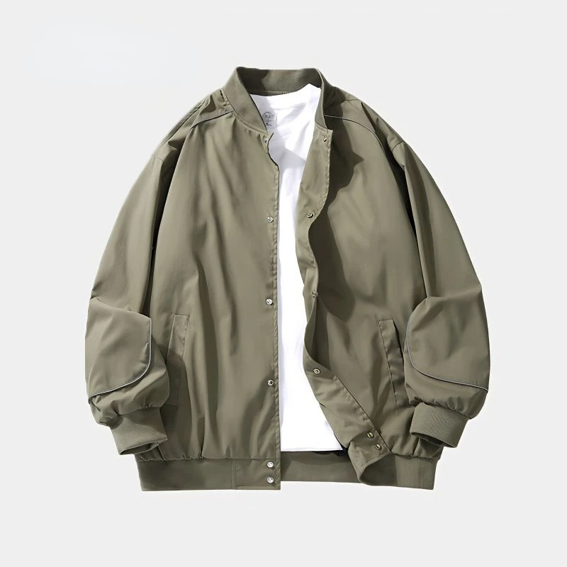Solid Color Bomber Jacket Men Casual Slim Fit Baseball s Jackets New Spring Autumn Fashion High Quality for Q492
Solid Color Bomber Jacket Men Casual Slim Fit Baseball s Jackets New Spring Autumn Fashion High Quality for Q492