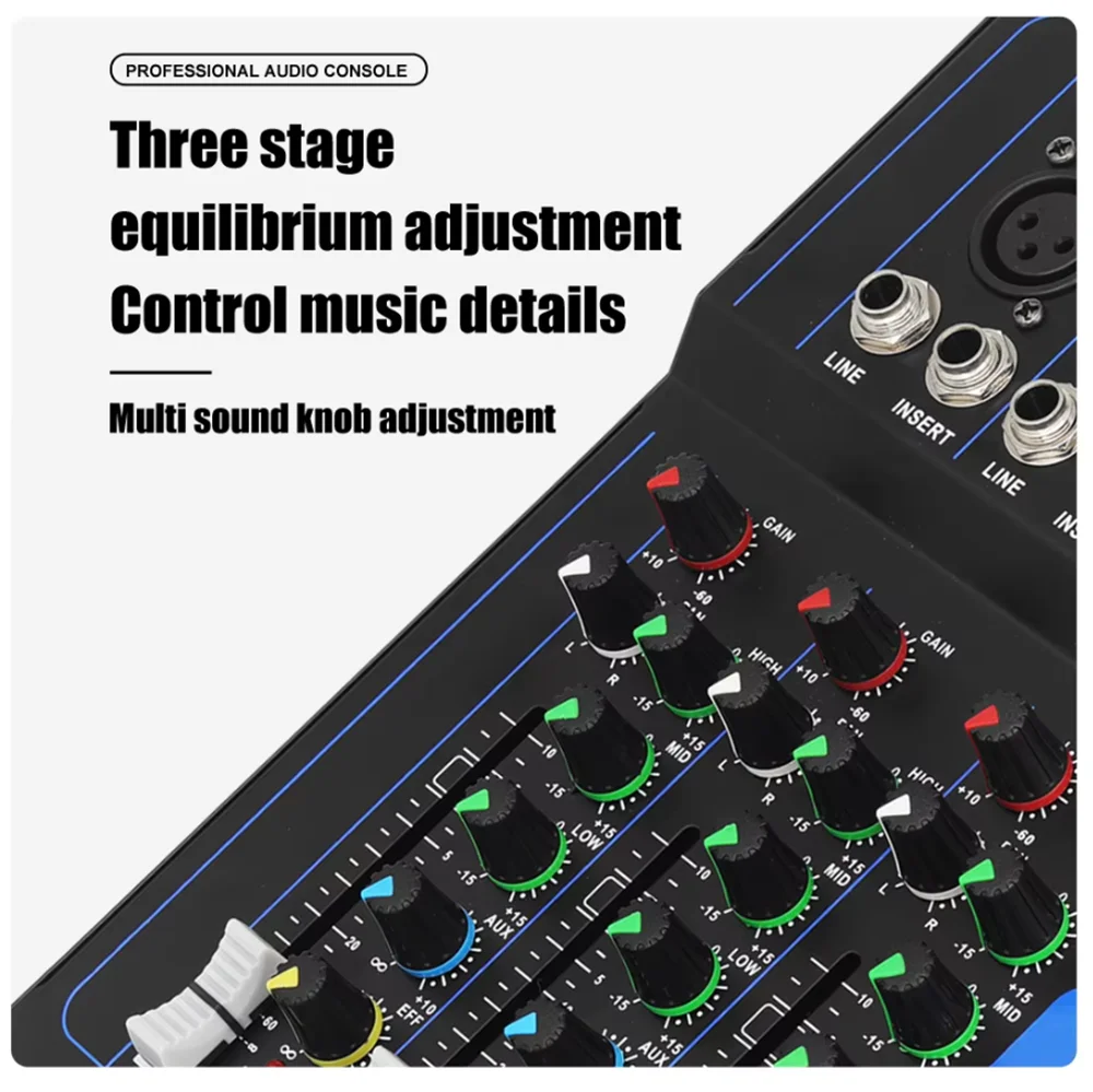 2-Channel Professional Sound Mixer Console Mini Audio Mixer Sound Card Computer Input 48v Power USB Computer Record NA4
2-Channel Professional Sound Mixer Console Mini Audio Mixer Sound Card Computer Input 48v Power USB Computer Record NA4