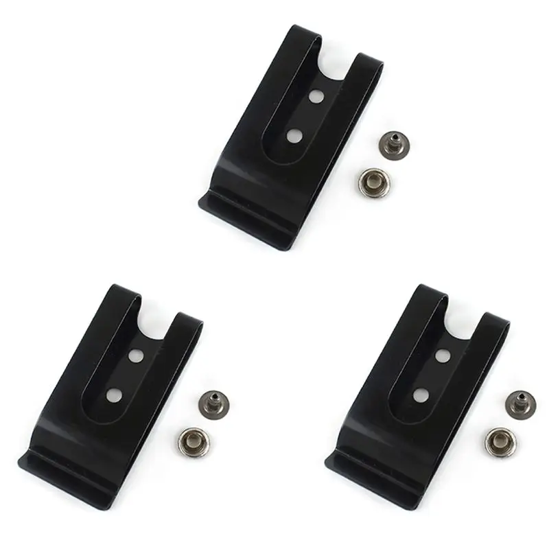 Feb.30Pcs 56X25mm Double Holes Metal Spring Belt Sheath Clip Clasp Buckles Accessories With 8Mm Cap Studs Screws
Feb.30Pcs 56X25mm Double Holes Metal Spring Belt Sheath Clip Clasp Buckles Accessories With 8Mm Cap Studs Screws