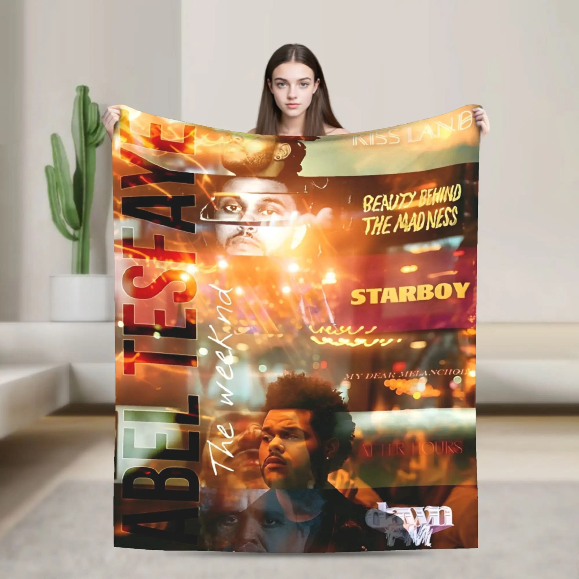 Weeknded Album Hurry Up Tomorrow Throw Blanket for Couch Soft Plush Blanket 50x60 Inches Multi-size Bedspread for All Seasons
Weeknded Album Hurry Up Tomorrow Throw Blanket for Couch Soft Plush Blanket 50x60 Inches Multi-size Bedspread for All Seasons