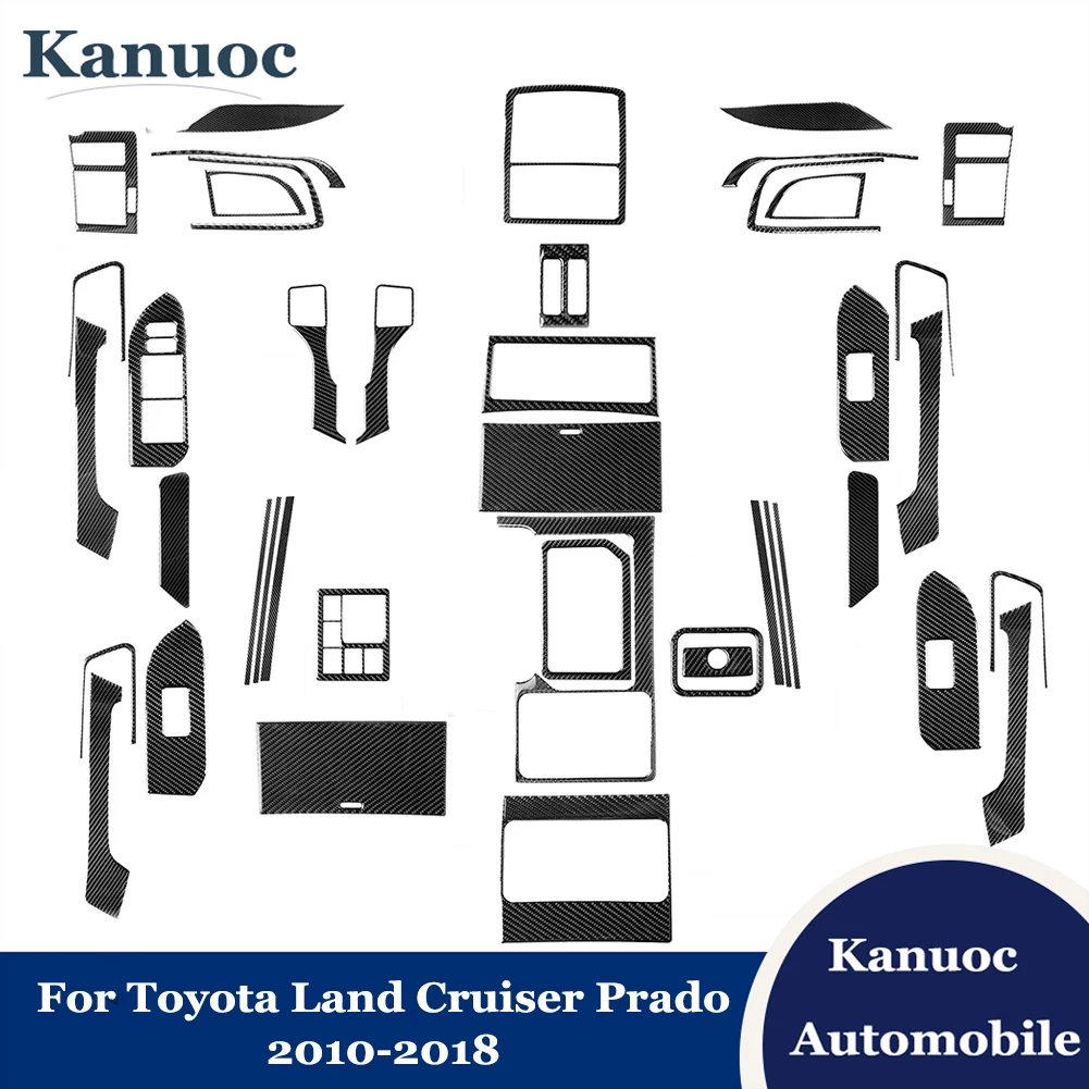 For Toyota Land Cruiser Prado 2010-2018 Black Car Stickers Accessories Carbon Fiber Auto Decorative Cover Trim Interior Moulding
For Toyota Land Cruiser Prado 2010-2018 Black Car Stickers Accessories Carbon Fiber Auto Decorative Cover Trim Interior Moulding