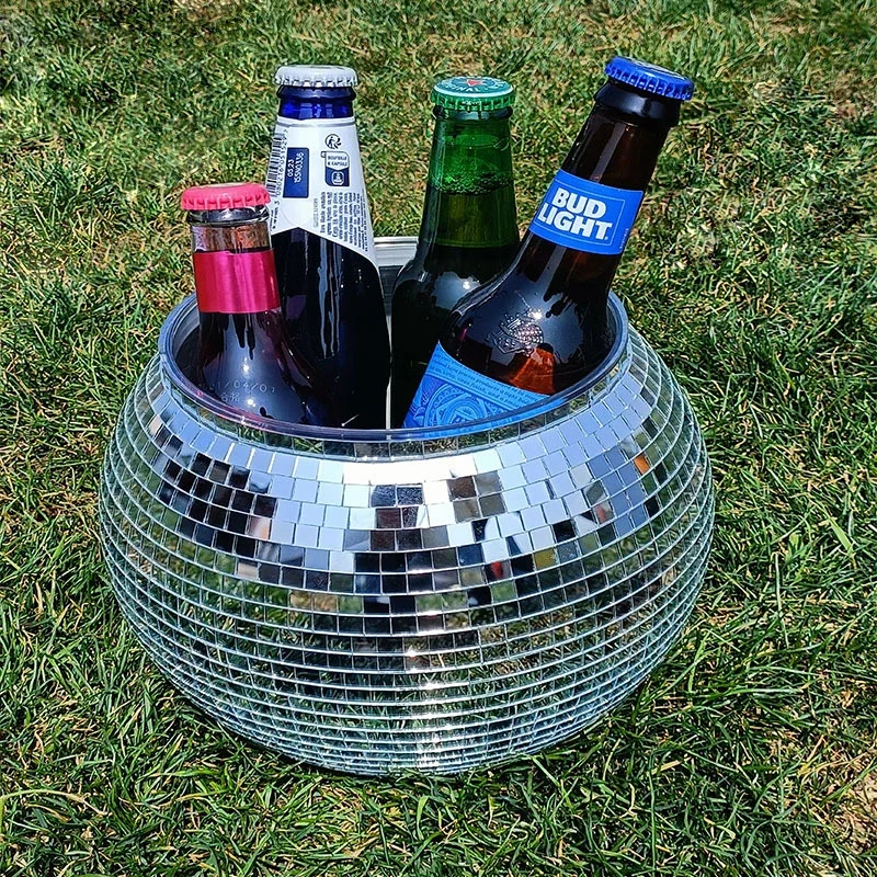 Disco Spherical Ice Bucket Plastic Silver Mirror Glitter Large Capacity Party Drinks Bucket Home Decor Decoration
Disco Spherical Ice Bucket Plastic Silver Mirror Glitter Large Capacity Party Drinks Bucket Home Decor Decoration