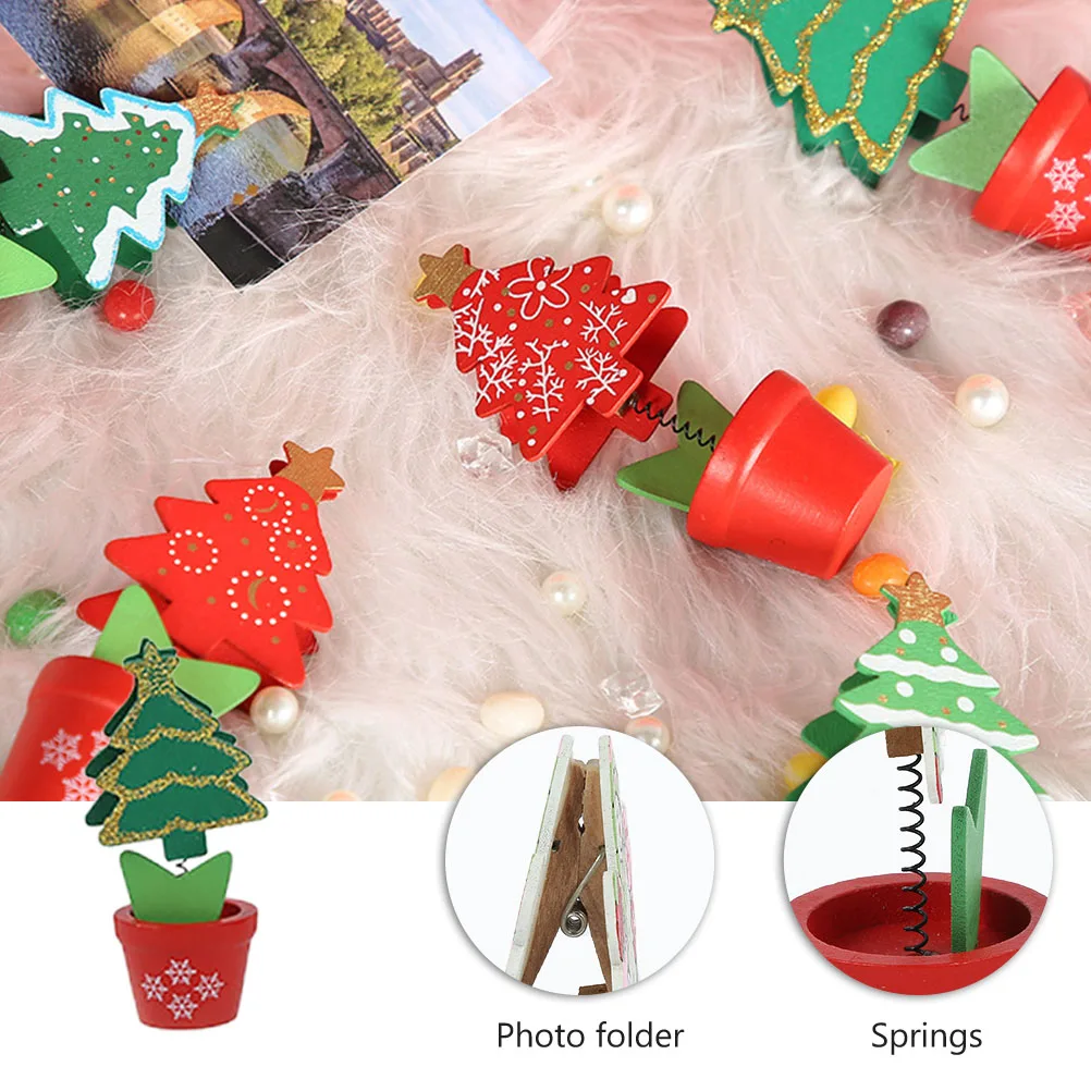 6 Pcs Xmas Christmas Tree Ornaments Decoration Photo Decorative Clips Cartoon Memo
6 Pcs Xmas Christmas Tree Ornaments Decoration Photo Decorative Clips Cartoon Memo