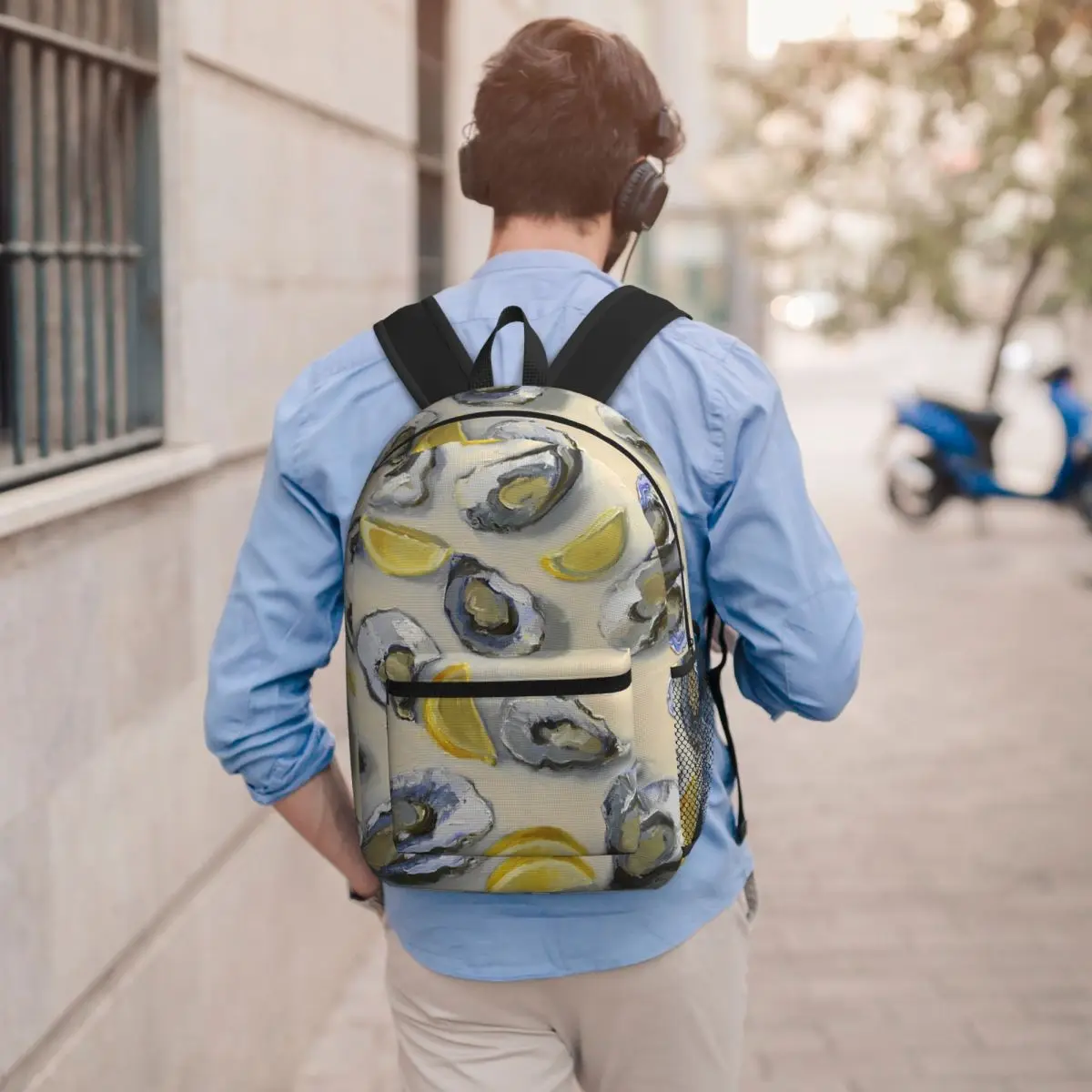 Australian Oysters And Lemons Still Life Backpack Boys Girls BookBag Children School Bag Laptop Shoulder Bags for Men Women
Australian Oysters And Lemons Still Life Backpack Boys Girls BookBag Children School Bag Laptop Shoulder Bags for Men Women