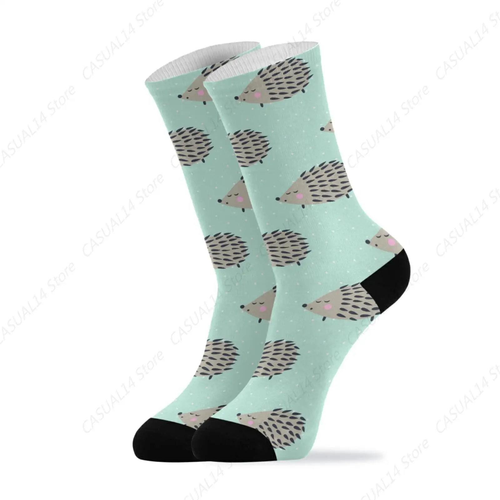 Seamless Hedgehogs On White Polka Dots Turquoise Background Unisex Long Casual Socks Athletic Crew Socks For Women Men
Seamless Hedgehogs On White Polka Dots Turquoise Background Unisex Long Casual Socks Athletic Crew Socks For Women Men