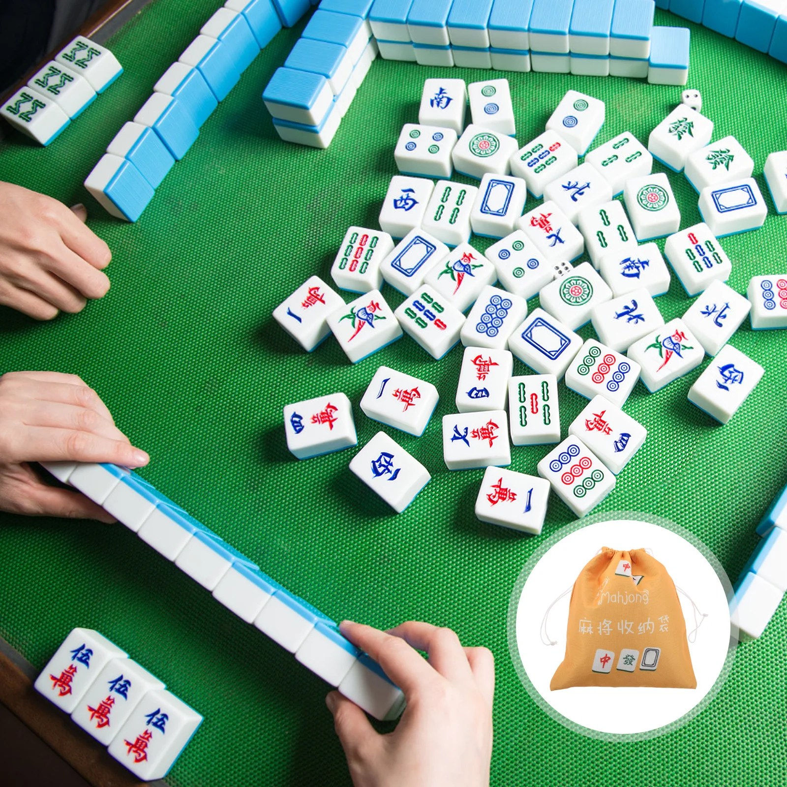 Premium Fabric Mahjong Holder Drawstring Closure Large Capacity Pouch for Safe Tile Storage Dust Resistant Portable Design
Premium Fabric Mahjong Holder Drawstring Closure Large Capacity Pouch for Safe Tile Storage Dust Resistant Portable Design