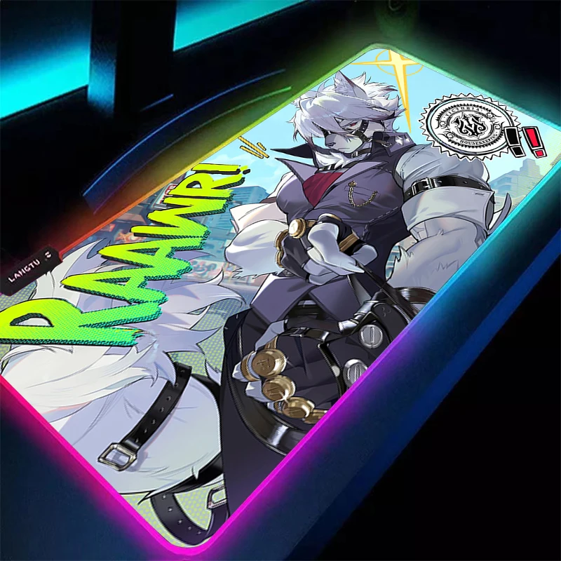 RGB Mouse Pad Gamer Gaming Accessories Speed LED Keyboard Pad Rubber Zenless Zone Zero Von Lycaon Desk Mat Laptop Anime Mousepad
RGB Mouse Pad Gamer Gaming Accessories Speed LED Keyboard Pad Rubber Zenless Zone Zero Von Lycaon Desk Mat Laptop Anime Mousepad