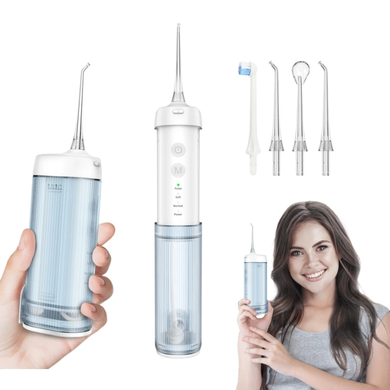 Mini Portable Intelligent Electric Floss Care Air Flosser Cordless Oral Irrigator Jet Water Flosser For Teeth
Mini Portable Intelligent Electric Floss Care Air Flosser Cordless Oral Irrigator Jet Water Flosser For Teeth