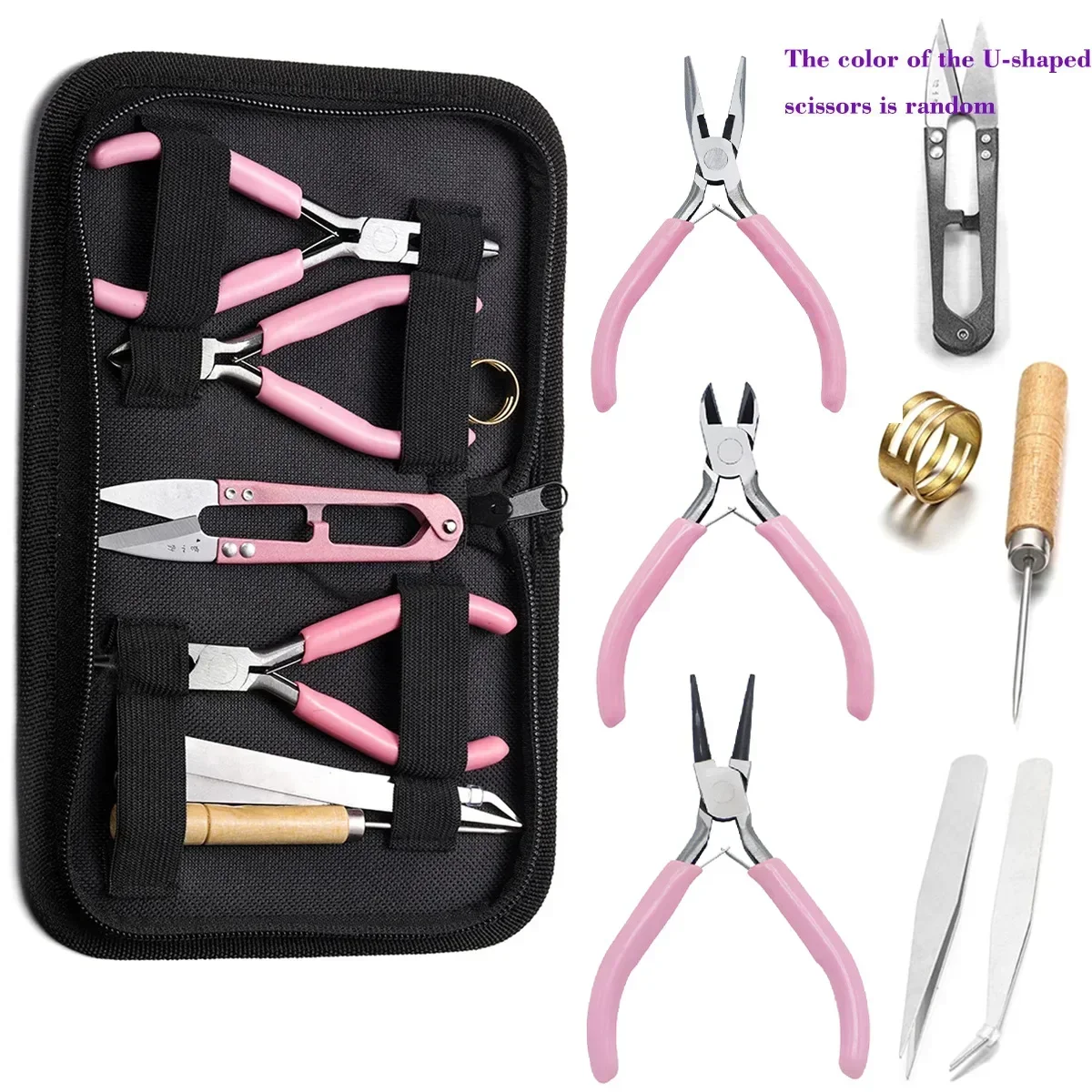 NEW Jewelry Pliers Set,Round ,Chain ,Bent Nose Pliers/Zipper Pliers, Jewelry Making Supplies Repair/ Cut Kits for Crafting
NEW Jewelry Pliers Set,Round ,Chain ,Bent Nose Pliers/Zipper Pliers, Jewelry Making Supplies Repair/ Cut Kits for Crafting