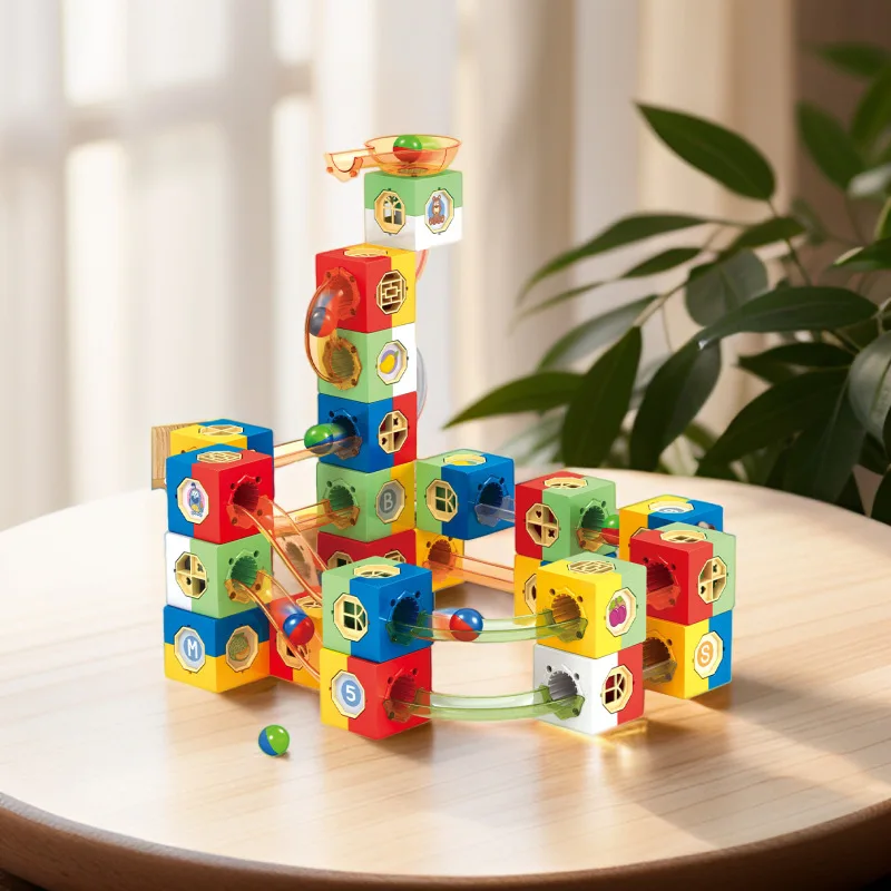 DIY Variable Gravity Ball Track Blocks, Kids Educational Thinking Training Toy
DIY Variable Gravity Ball Track Blocks, Kids Educational Thinking Training Toy