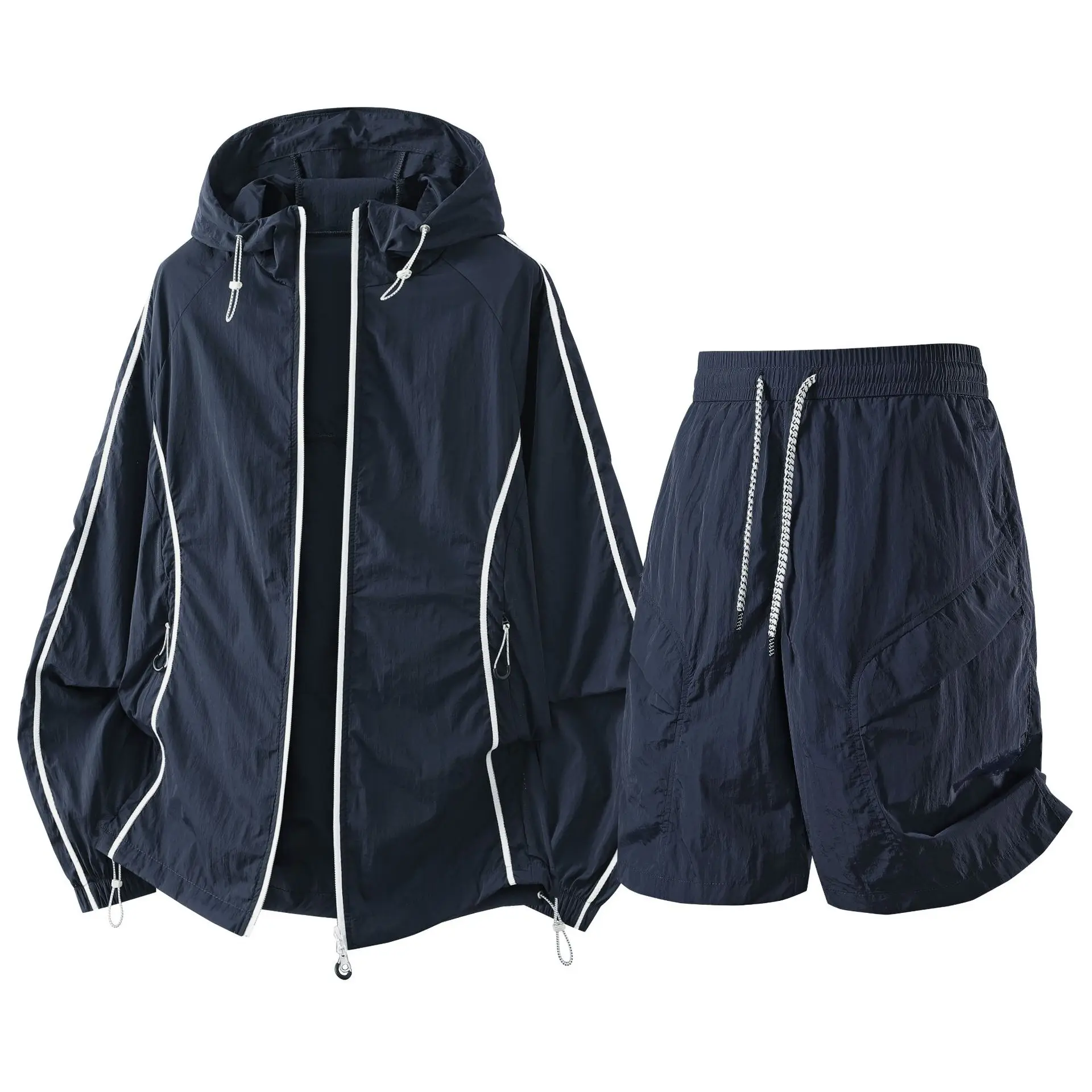 new outdoor sun protection clothing men's summer thin breathable quick drying ice silk set mesh hooded skin
new outdoor sun protection clothing men's summer thin breathable quick drying ice silk set mesh hooded skin