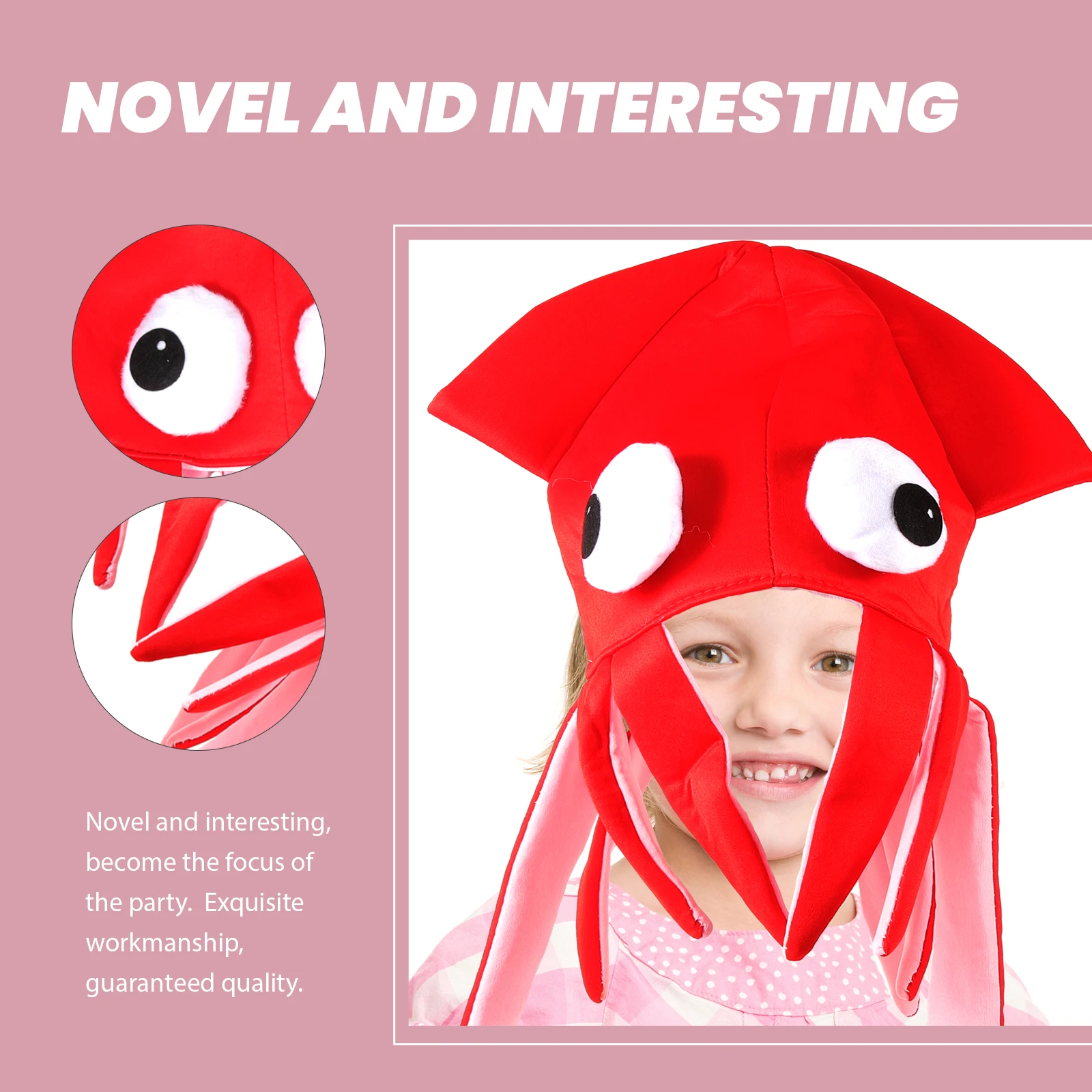 Velvet Squid Creative Hat Headdress Festival Headwear Funny Hats for Adult Kids Party Costume Prop Costume Hat Prop Decor
Velvet Squid Creative Hat Headdress Festival Headwear Funny Hats for Adult Kids Party Costume Prop Costume Hat Prop Decor