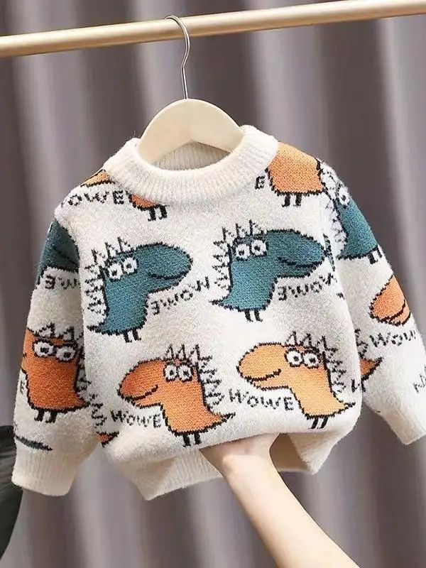 Thiened Autumn Winter Knitted Sweater for Boys round Ne Long Sve Rabbit Fur Children's T-irt Easy to Wear And Comfor...
Thiened Autumn Winter Knitted Sweater for Boys round Ne Long Sve Rabbit Fur Children's T-irt Easy to Wear And Comfor...