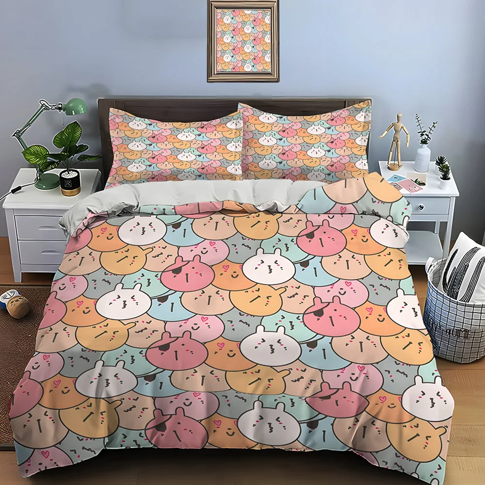 Cute cartoon animal face background Bedding Set for Kids Luxury Gift 3pc Digital Print Comforter Set Soft Comfortable Breathable
Cute cartoon animal face background Bedding Set for Kids Luxury Gift 3pc Digital Print Comforter Set Soft Comfortable Breathable